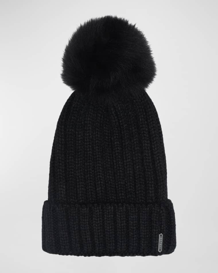 Select Knit Beanie with Lamb Pom by GORSKI