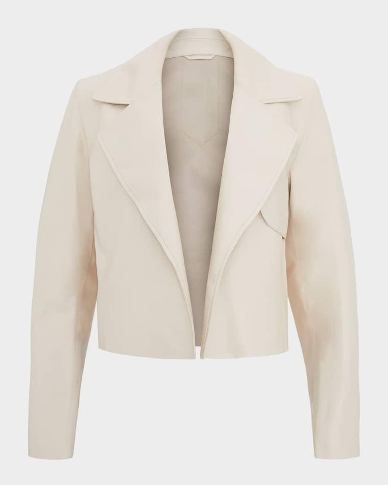 Select Lamb Leather Open-Front Jacket by GORSKI