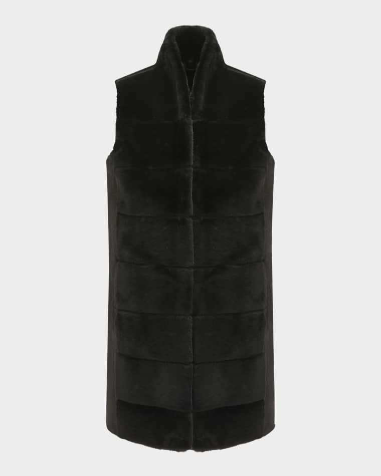 Select Lamb Shearling Reversible Vest by GORSKI