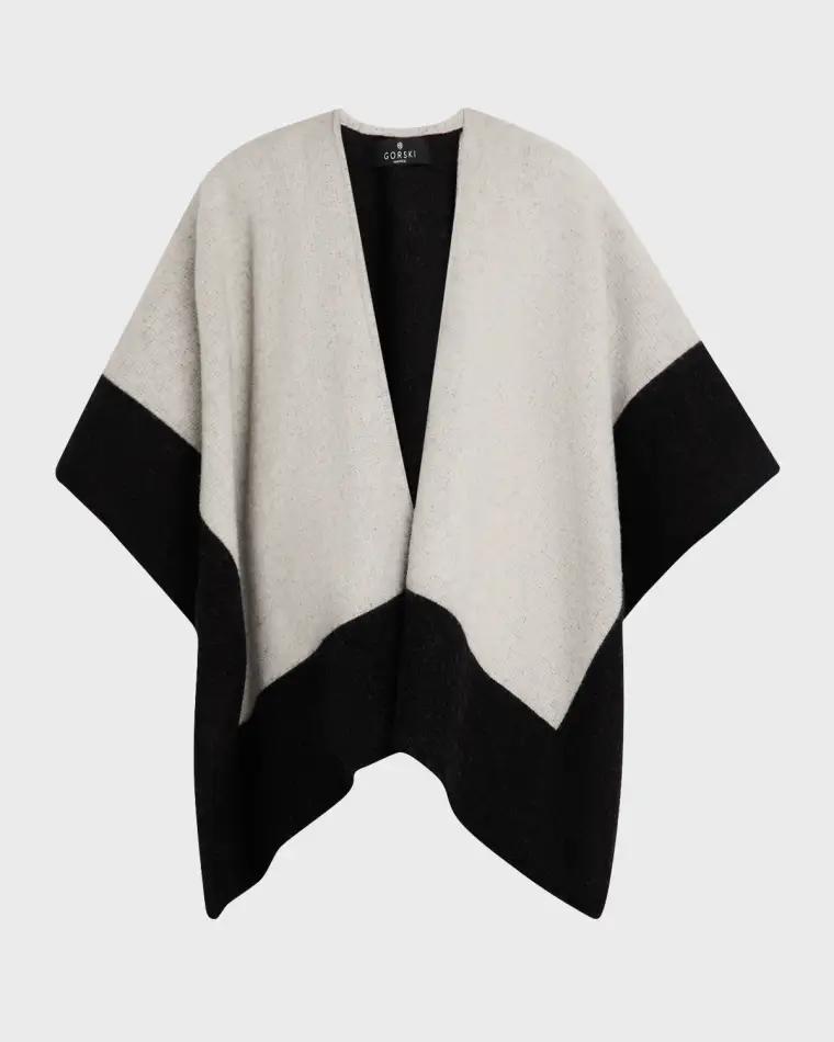 Select Reversible Wool Cape by GORSKI