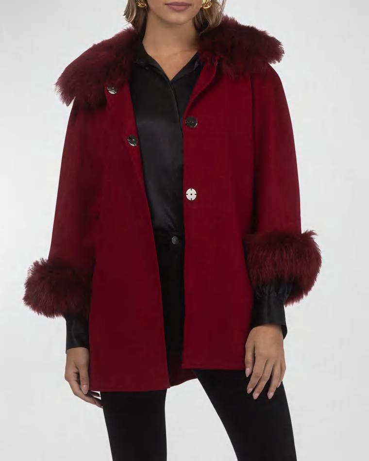 Select Wool & Lamb Cape by GORSKI