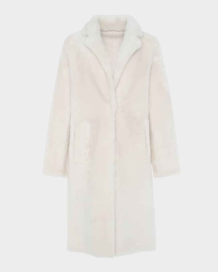 Short Reversible Merino Lamb Shearling Coat by GORSKI