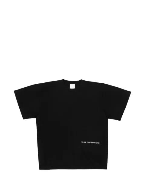 logo-print cotton T-shirt by GOSHA RUBCHINSKIY