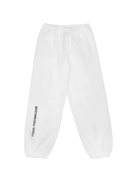 logo-print cuffed track pants by GOSHA RUBCHINSKIY