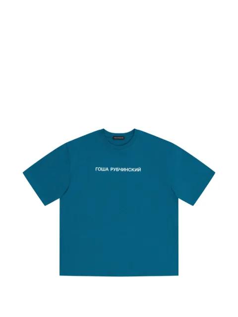 logo-print oversized T-shirt by GOSHA RUBCHINSKIY