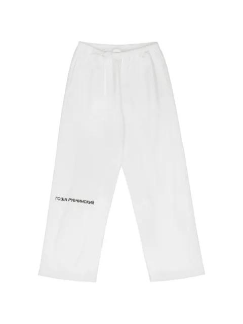 logo-print track pants by GOSHA RUBCHINSKIY