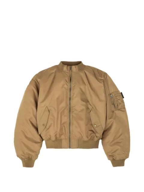 padded-design zip-up bomber jacket by GOSHA RUBCHINSKIY