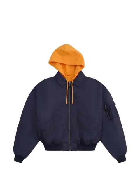 padded hoodied bomber jacket by GOSHA RUBCHINSKIY