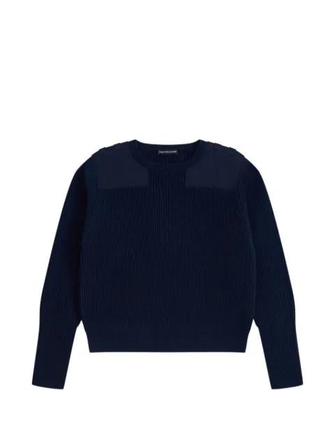ribbed-knit patch-detail sweater by GOSHA RUBCHINSKIY