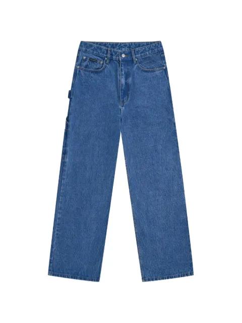 utility denim pocket straight-leg jeans by GOSHA RUBCHINSKIY
