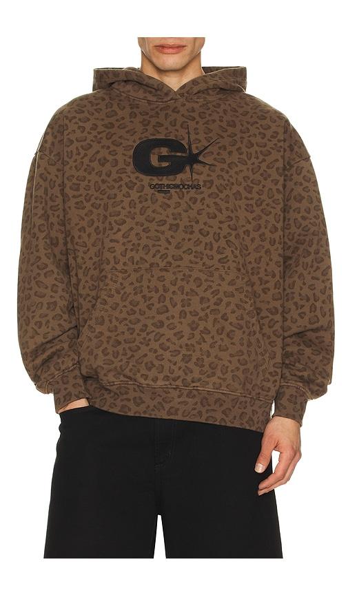 Gothicmochas Explosive Hoodie in Brown by GOTHICMOCHAS