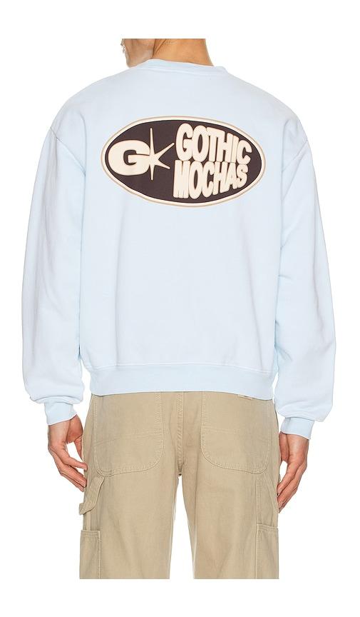 Gothicmochas Pill Crewneck Sweatshirt in Blue by GOTHICMOCHAS