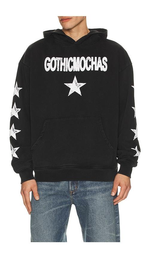 Gothicmochas Rockstar Hoodie in Black by GOTHICMOCHAS