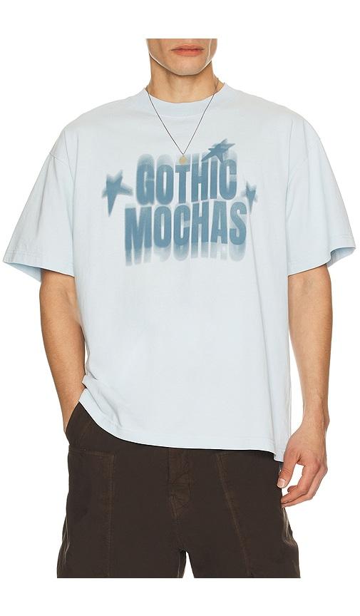 Gothicmochas Star Power 2.0 Tee in Baby Blue by GOTHICMOCHAS