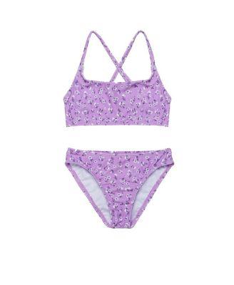 Girls' Ditsy Floral Criss Cross Strap Swim Set - Little Kid by GOTTEX KIDS