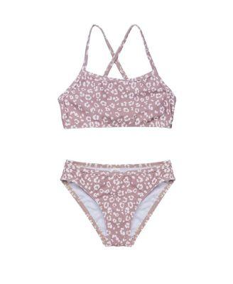 Girls' Leopard Love Criss Cross Strap Swim Set - Little Kid by GOTTEX KIDS