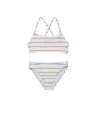 Girls' Lollipop Textured Criss Cross Strap Swim Set - Little Kid by GOTTEX KIDS