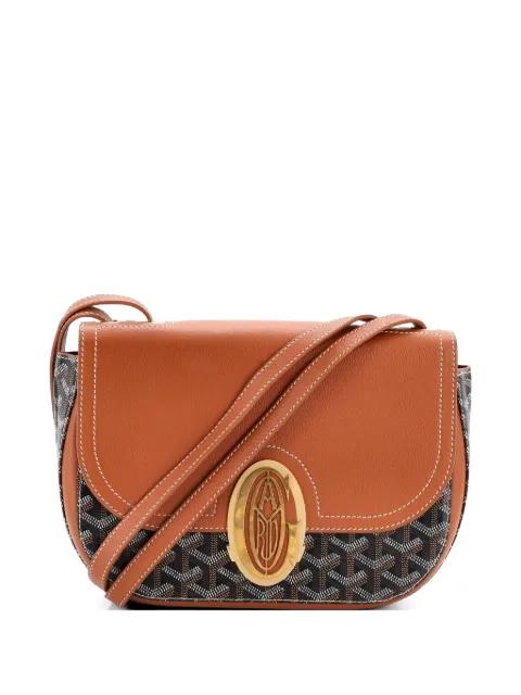 233 Bag Coated Canvas and Leather shoulder bag by GOYARD 