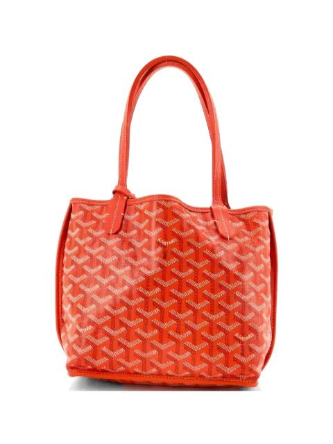 Anjou Reversible Tote Coated Canvas Mini satchel by GOYARD 