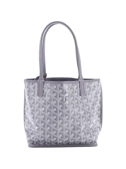 Anjou Reversible Tote Coated Canvas Mini satchel by GOYARD 