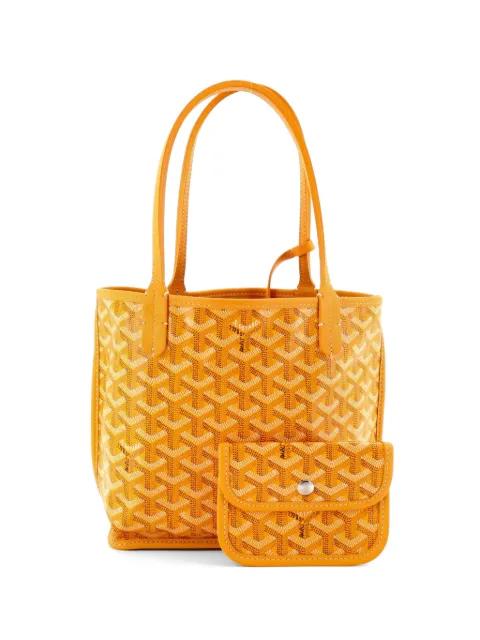 Anjou Reversible Tote Coated Canvas Mini satchel by GOYARD 