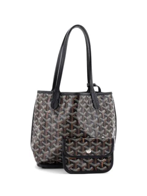 Anjou Reversible Tote Coated Canvas Mini satchel by GOYARD 