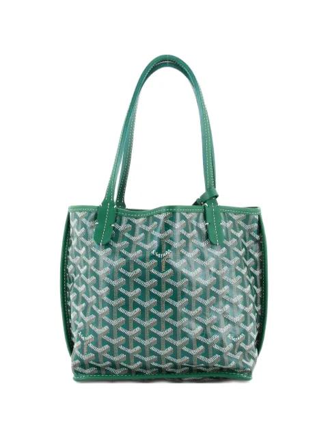 Anjou Reversible Tote Coated Canvas Mini satchel by GOYARD 