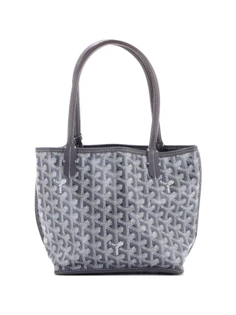 Anjou Reversible Tote Coated Canvas Mini satchel by GOYARD 