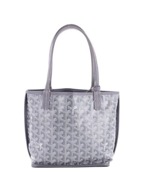 Anjou Reversible Tote Coated Canvas Mini satchel by GOYARD 
