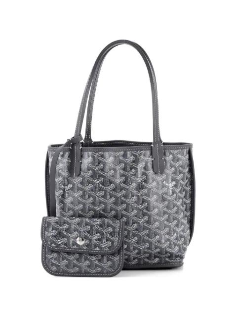 Anjou Reversible Tote Coated Canvas Mini satchel by GOYARD 