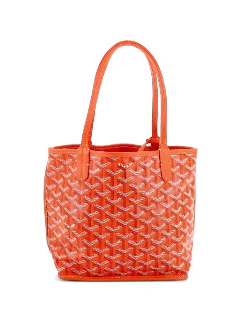 Anjou Reversible Tote Coated Canvas Mini satchel by GOYARD 