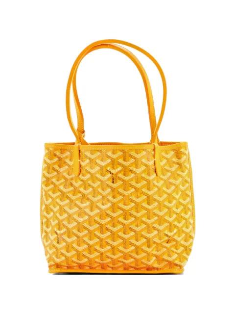 Anjou Reversible Tote Coated Canvas Mini satchel by GOYARD 