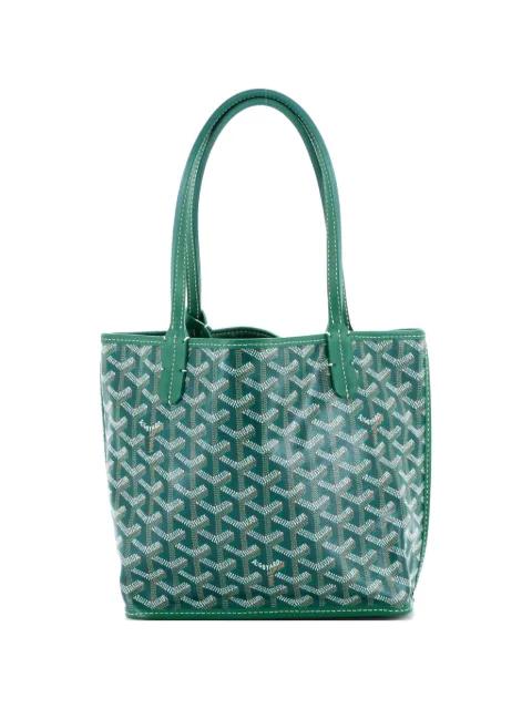 Anjou Reversible Tote Coated Canvas Mini satchel by GOYARD 
