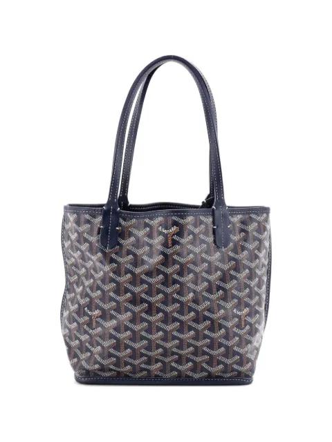 Anjou Reversible Tote Coated Canvas Mini satchel by GOYARD 