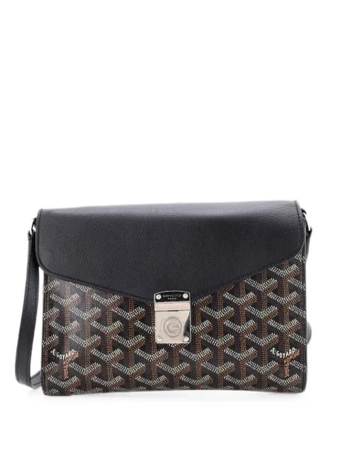 Chypre Wallet on Strap Coated Canvas with Leather crossbody bag by GOYARD 