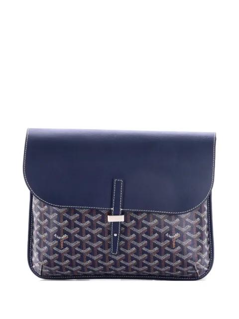 Coursier Messenger Bag Coated Canvas and Leather crossbody bag by GOYARD 
