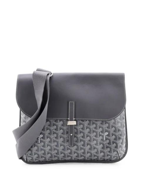 Coursier Messenger Bag Coated Canvas and Leather crossbody bag by GOYARD 