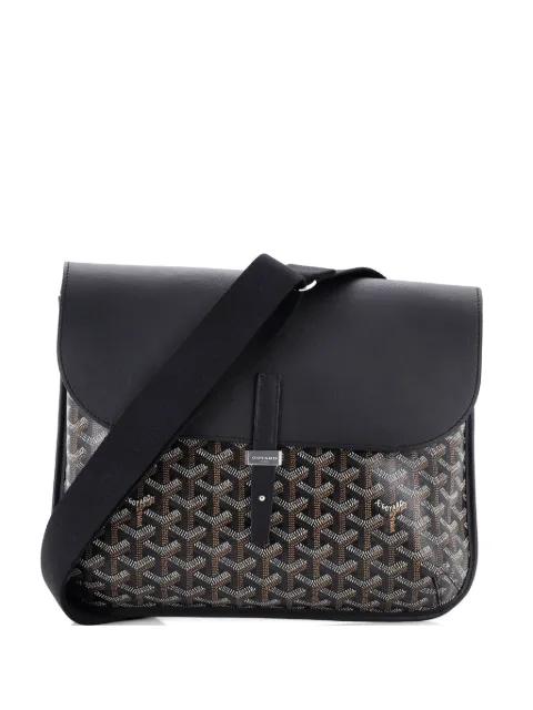Coursier Messenger Bag Coated Canvas and Leather crossbody bag by GOYARD 