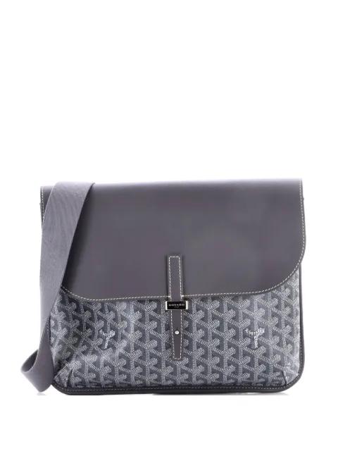 Coursier Messenger Bag Coated Canvas and Leather crossbody bag by GOYARD 