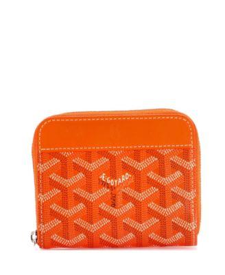 PM Matignon Zip Wallet Coated Canvas with Leather by  GOYARD