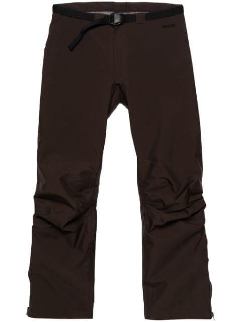 belted straight-leg trousers by GR10K