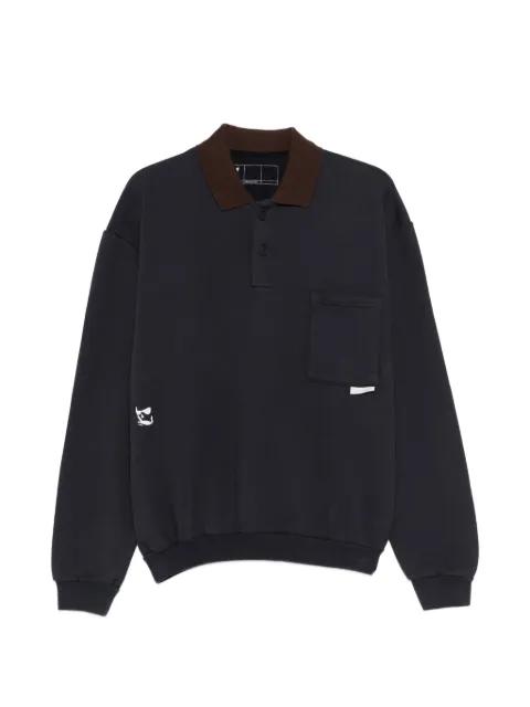 blue polo top by GR10K