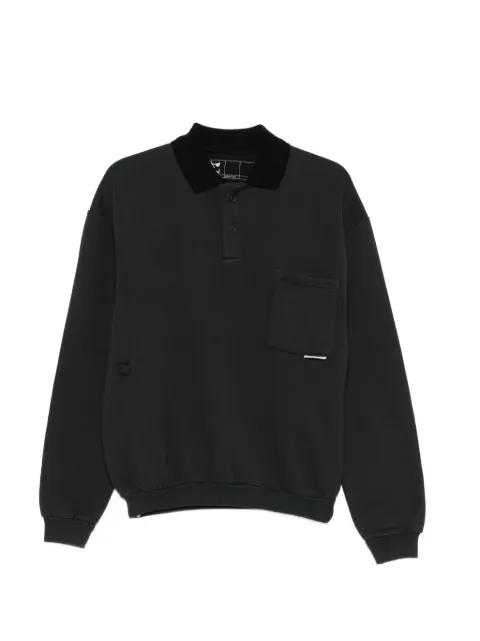chest-pocket polo top by GR10K