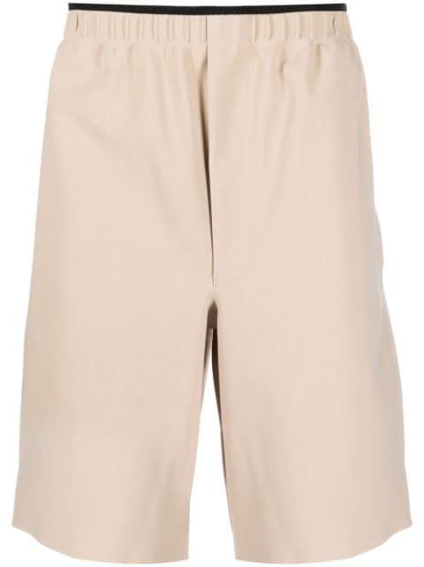 elasticated-waistband shorts by GR10K