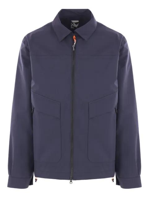 spread-collar double-slider zip jacket by GR10K