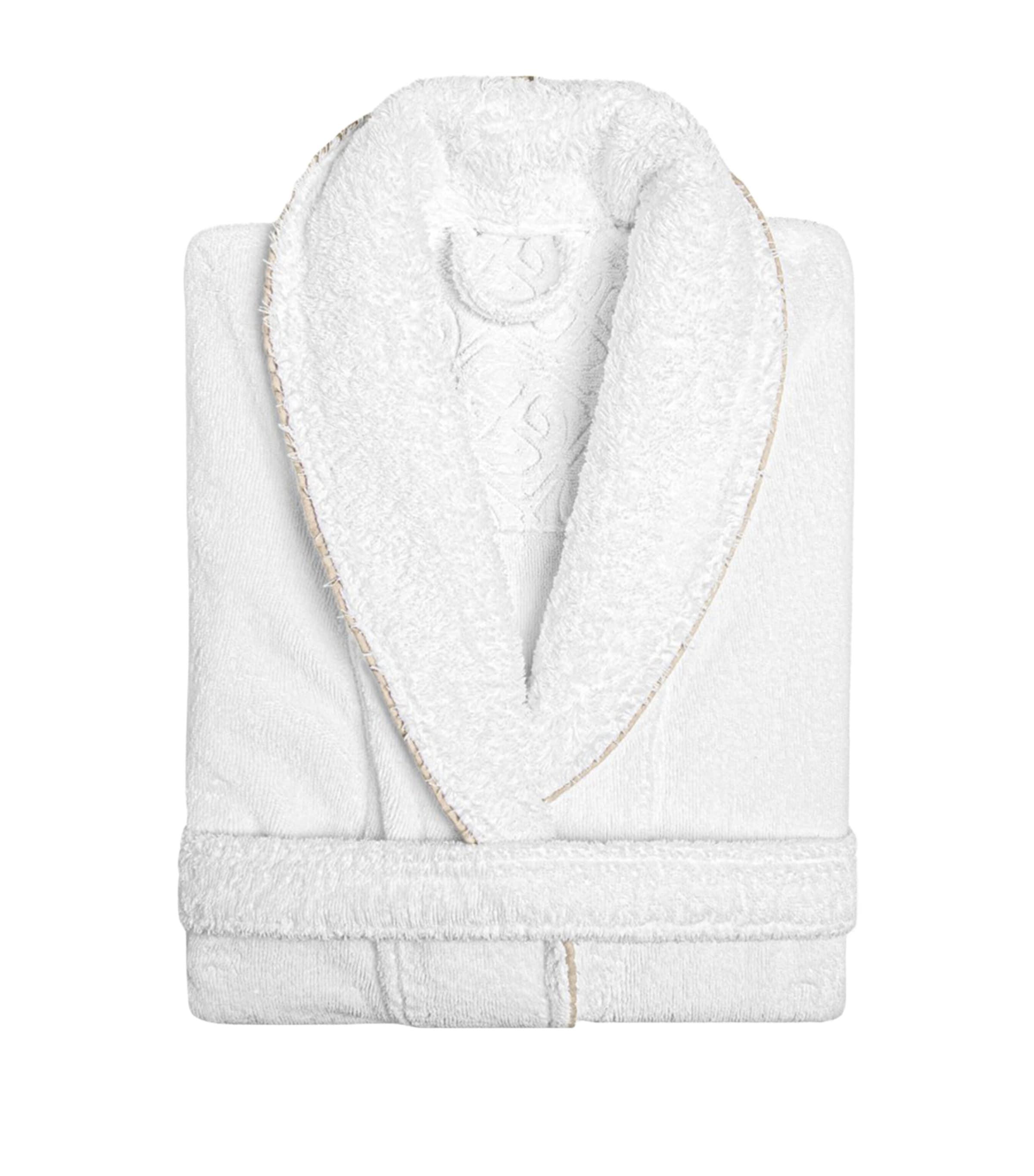 GRACCIOZA Cotton Portobello Bathrobe (Large/Extra Large) by GRACCIOZA
