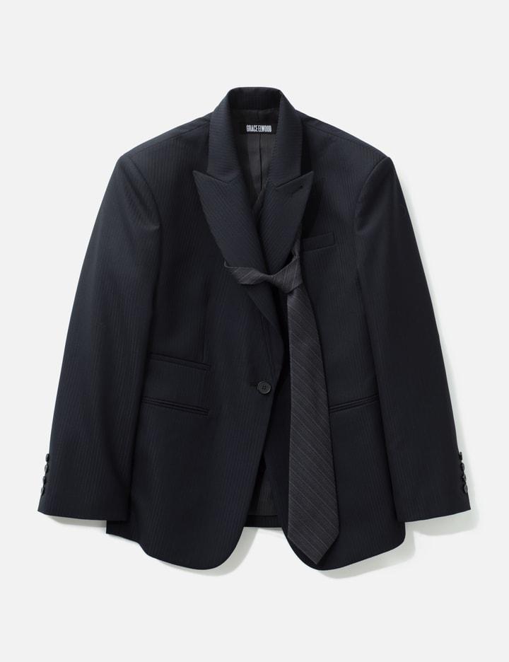 Tie Pireced Oversized Jacket by GRACE ELWOOD
