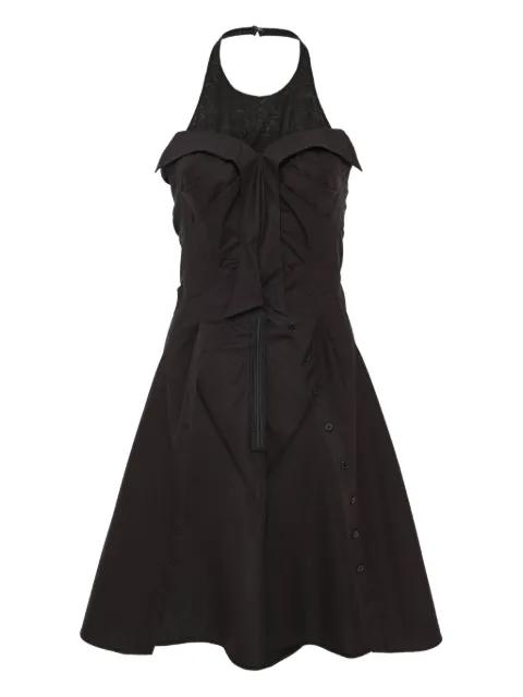 shirt-detailed sleeveless top by GRACE ELWOOD