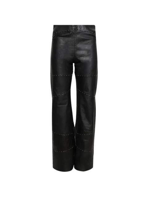 studded leather trousers by GRACE FAENA