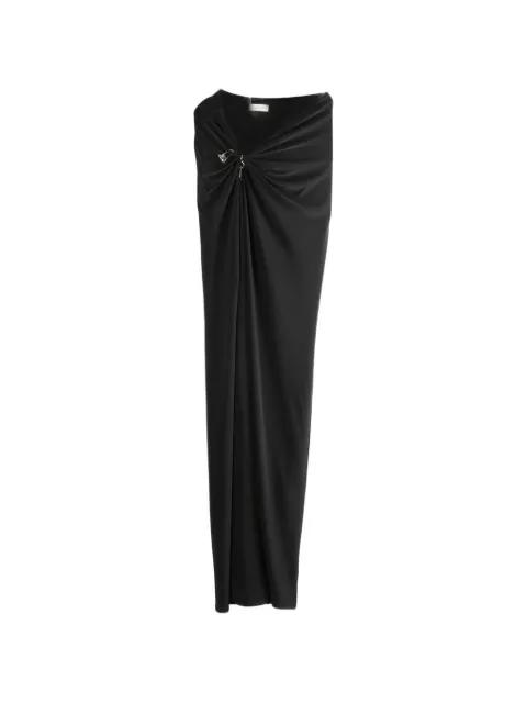 key-detail maxi skirt by GRACE LING